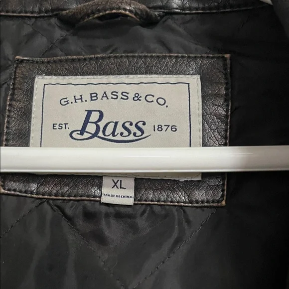 Bass Dark Brown Leather Jacket - Picture 2 of 8